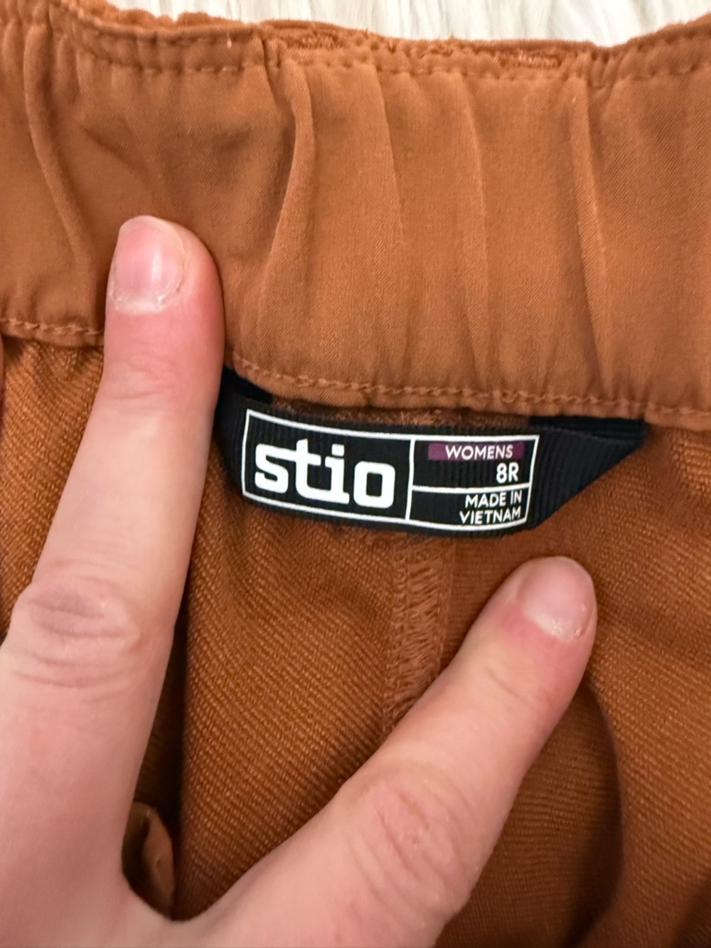 Stio Rust Orange Straight Leg Hiking / Outdoor Pants - Size 8R - Picture 5 of 5